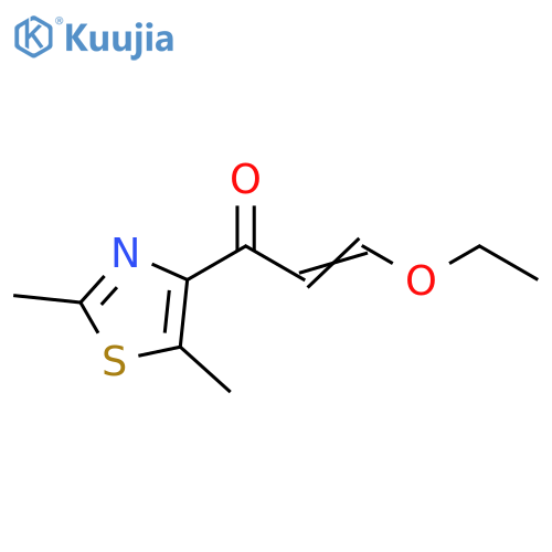 1-(dimethyl-1,3-thiazol-4-yl)-3-ethoxyprop-2-en-1-one structure