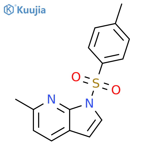 1H-Pyrrolo[2,3-b]pyridine, 6-methyl-1-[(4-methylphenyl)sulfonyl]- structure