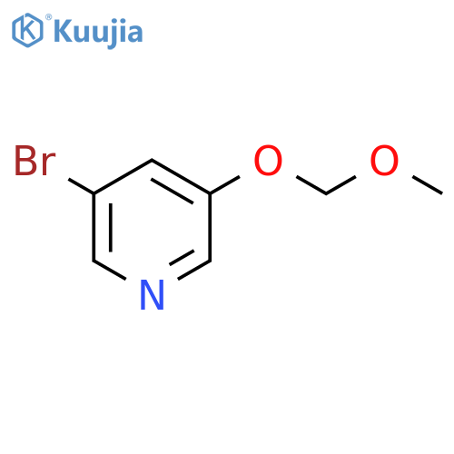 3-Bromo-5-(methoxymethoxy)pyridine structure