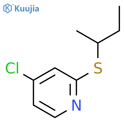 2-(sec-Butylthio)-4-chloropyridine structure