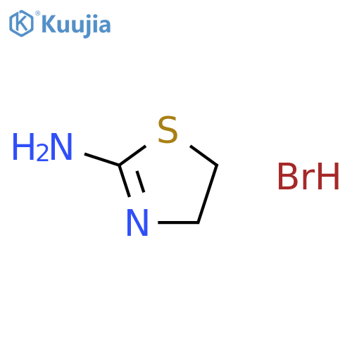 2-Thiazolamine,4,5-dihydro-, hydrobromide (1:1) structure