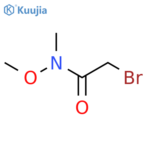 2-Bromo-N-methoxy-N-methylacetamide structure