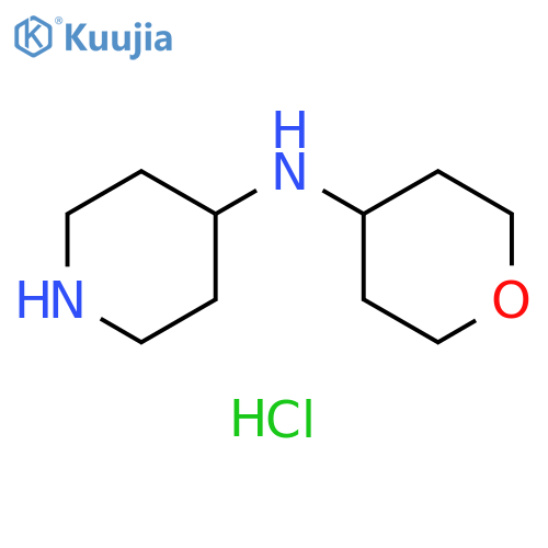 N-(oxan-4-yl)piperidin-4-amine dihydrochloride structure