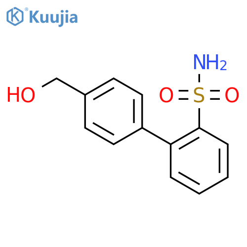 2-4-(hydroxymethyl)phenylbenzene-1-sulfonamide structure