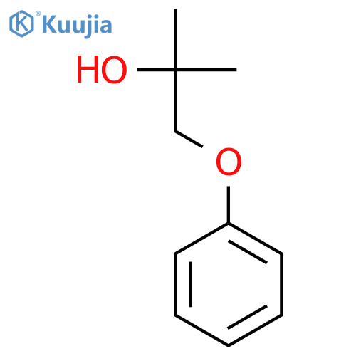 2-methyl-1-phenoxypropan-2-ol structure