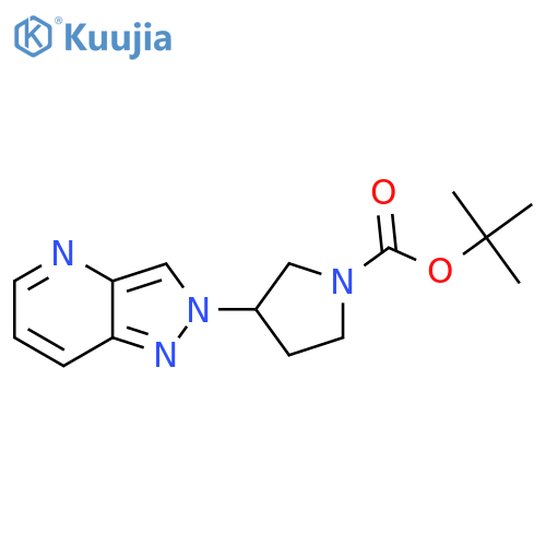 Tert-Butyl 3-(2H-pyrazolo[4,3-b]pyridin-2-yl)-1-pyrrolidinecarboxylate structure
