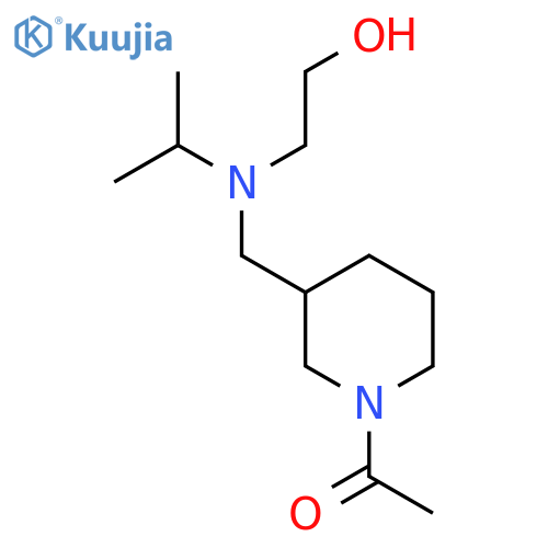 1-(3-{[(2-Hydroxy-ethyl)-isopropyl-amino]-methyl}-piperidin-1-yl)-ethanone structure