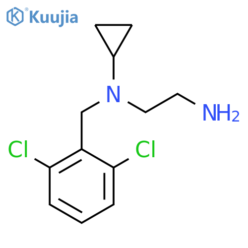 N'-Cyclopropyl-N'-[(2,6-dichlorophenyl)methyl]ethane-1,2-diamine structure