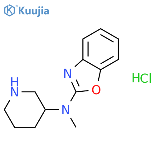 N-Methyl-N-(piperidin-3-yl)benzo[d]oxazol-2-amine hydrochloride structure