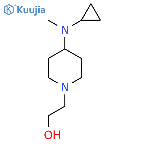 2-[4-(Cyclopropyl-methyl-amino)-piperidin-1-yl]-ethanol structure