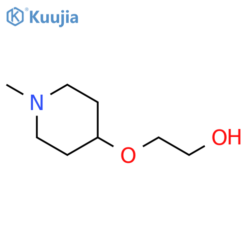 2-[(1-methylpiperidin-4-yl)oxy]ethan-1-ol structure