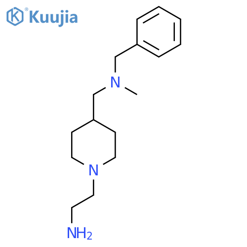 2-{4-[(Benzyl-methyl-amino)-methyl]-piperidin-1-yl}-ethylamine structure