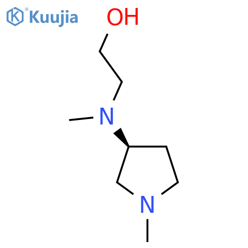 2-[Methyl-((S)-1-methyl-pyrrolidin-3-yl)-amino]-ethanol structure