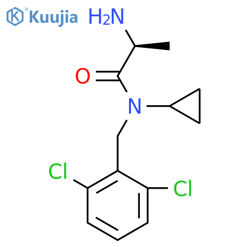 (S)-2-Amino-N-cyclopropyl-N-(2,6-dichloro-benzyl)-propionamide structure
