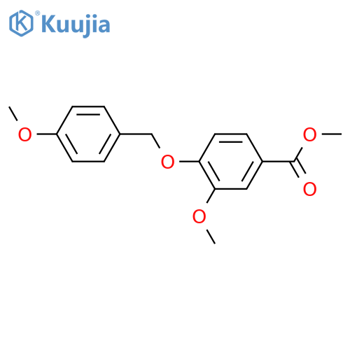Methyl 3-methoxy-4-((4-methoxybenzyl)oxy)benzoate structure