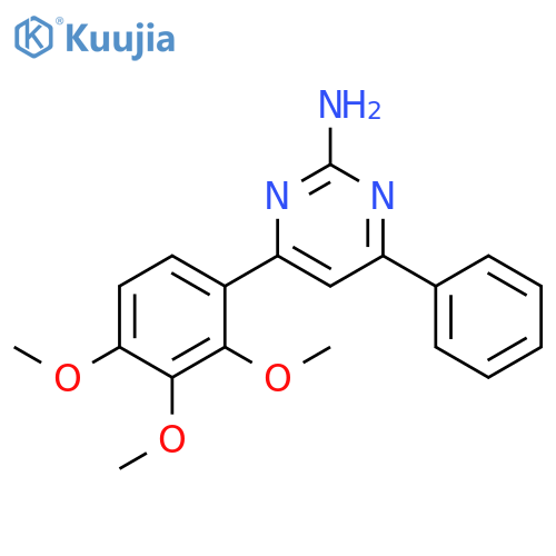 4-phenyl-6-(2,3,4-trimethoxyphenyl)pyrimidin-2-amine structure