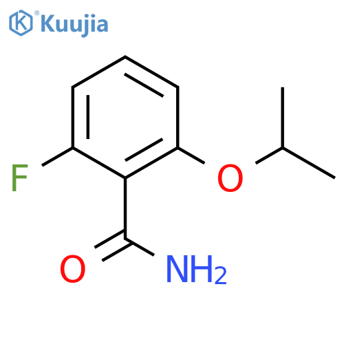 Benzamide, 2-fluoro-6-(1-methylethoxy)- structure