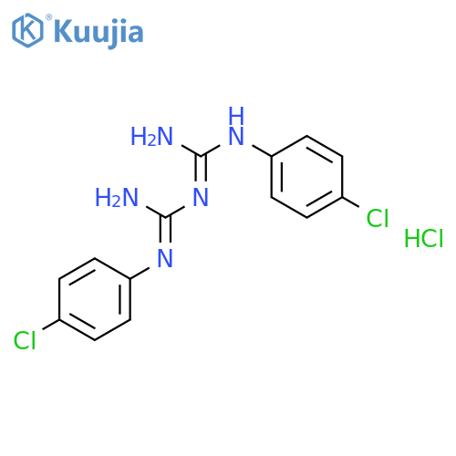 N-Desisopropyl N-Chlorophenylchlorguanide Hydrochloride structure
