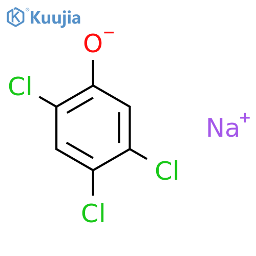 Sodium 2,4,5-trichlorophenolate structure