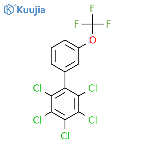 2,3,4,5,6-Pentachloro-3'-(trifluoromethoxy)biphenyl structure