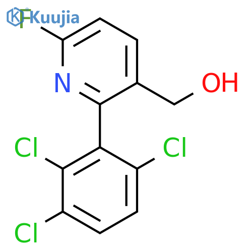 6-Fluoro-2-(2,3,6-trichlorophenyl)pyridine-3-methanol structure