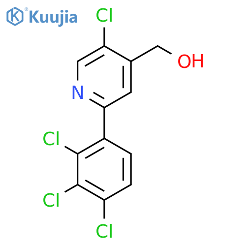 5-Chloro-2-(2,3,4-trichlorophenyl)pyridine-4-methanol structure