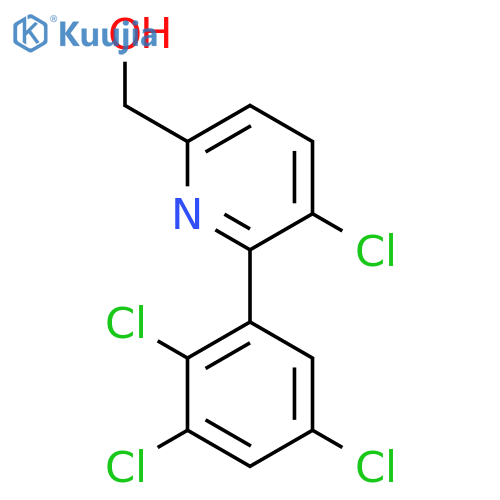 3-Chloro-2-(2,3,5-trichlorophenyl)pyridine-6-methanol structure