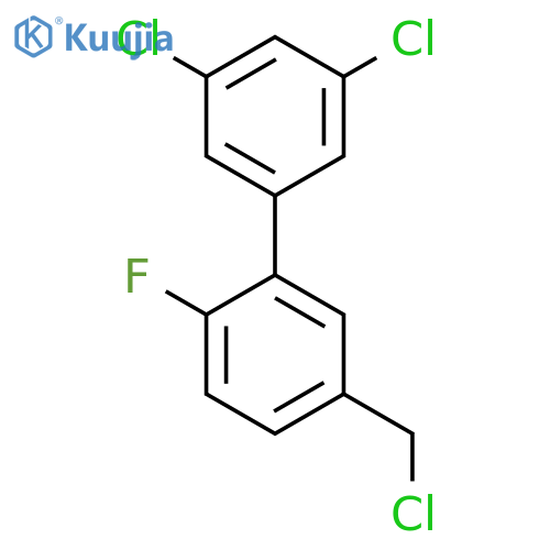 5'-Chloromethyl-3,5-dichloro-2'-fluoro-biphenyl structure