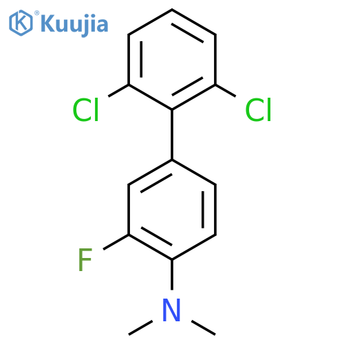 Dimethyl-(2',6'-dichloro-3-fluoro-biphenyl-4-yl)-amine structure