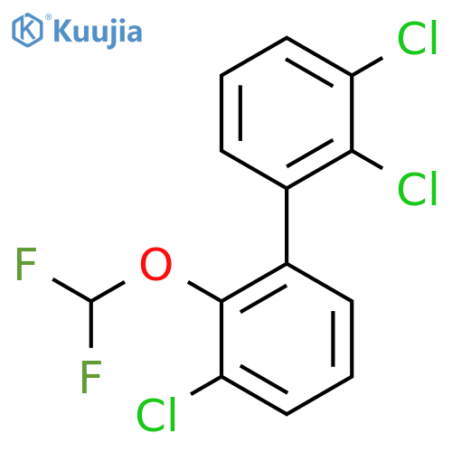 3'-Chloro-2,3-dichloro-2'-difluoromethoxy-biphenyl structure