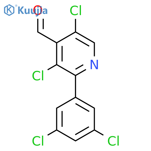 3,5-Dichloro-2-(3,5-dichlorophenyl)isonicotinaldehyde structure