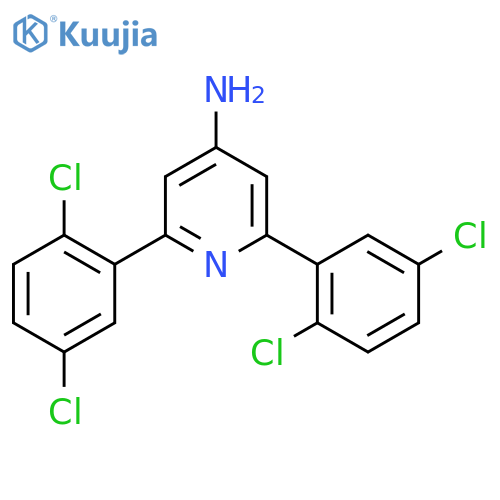 4-Amino-2,6-bis(2,5-dichlorophenyl)pyridine structure