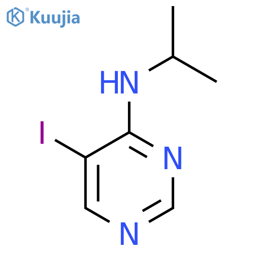 5-Iodo-N-isopropylpyrimidin-4-amine structure