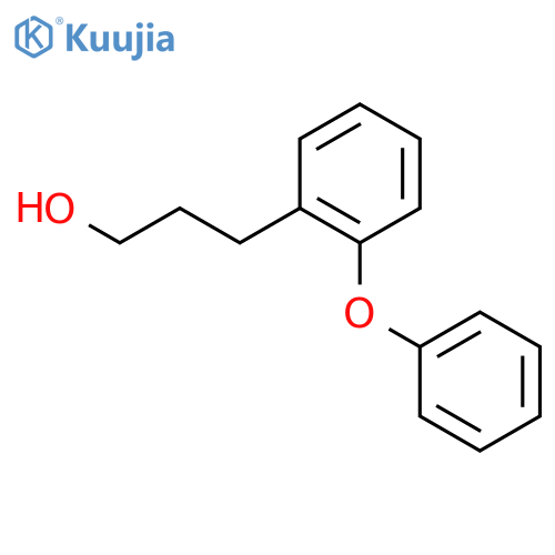 Benzenepropanol, 2-phenoxy- structure