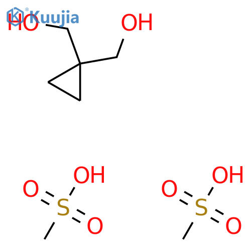 1,1-Cyclopropanedimethanol 1,1-dimethanesulfonate structure