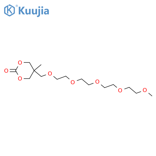 1,3-Dioxan-2-one, 5-methyl-5-(2,5,8,11,14-pentaoxapentadec-1-yl)- structure