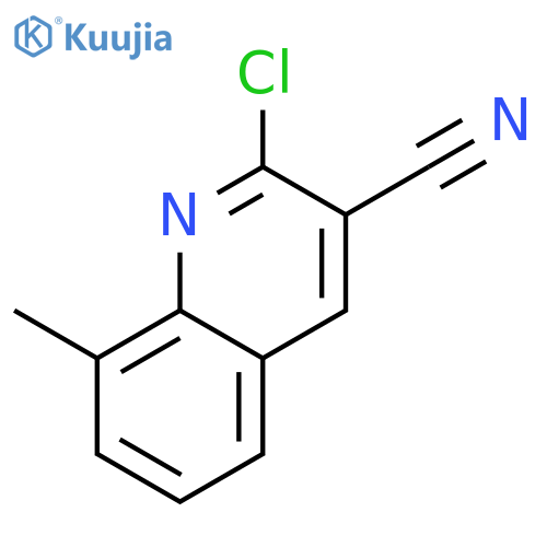 2-Chloro-8-methylquinoline-3-carbonitrile structure
