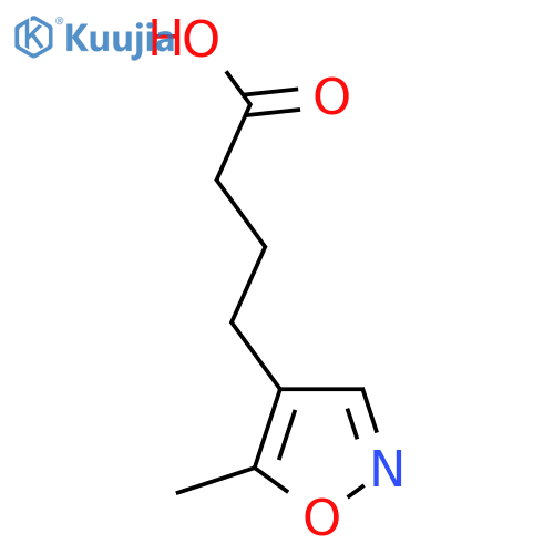 4-(5-methyl-1,2-oxazol-4-yl)butanoic acid structure