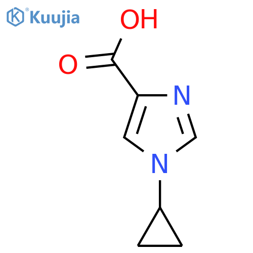 1-Cyclopropyl-1H-imidazole-4-carboxylic acid structure