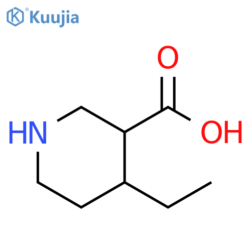 4-ethylpiperidine-3-carboxylic acid structure