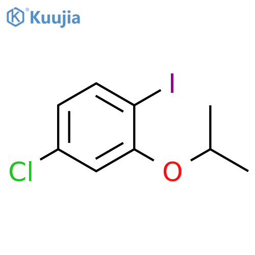 4-Chloro-1-iodo-2-isopropoxybenzene structure