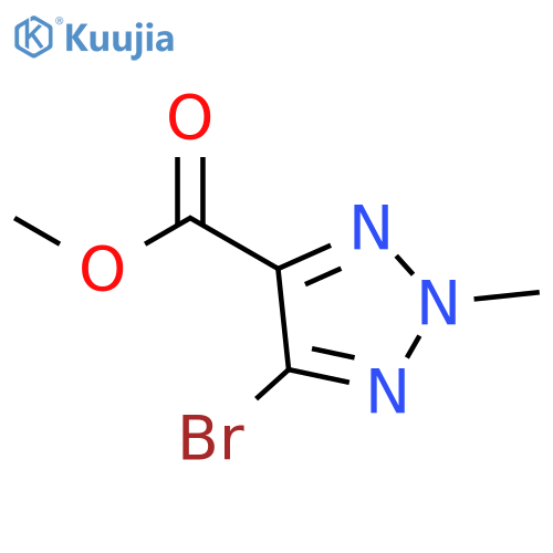 Methyl 5-Bromo-2-Methyl-2H-1,2,3-triazole-4-carboxylate structure