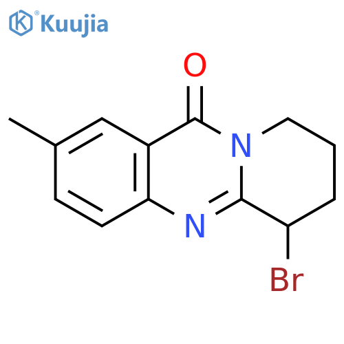 6-bromo-2-methyl-6H,7H,8H,9H,11H-pyrido[2,1-b]quinazolin-11-one structure