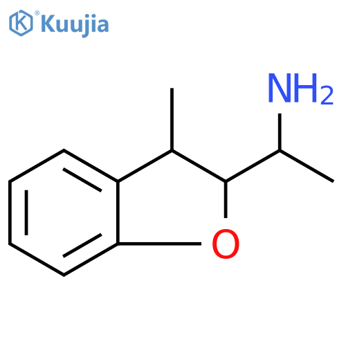 1-(3-methyl-2,3-dihydro-1-benzofuran-2-yl)ethan-1-amine structure