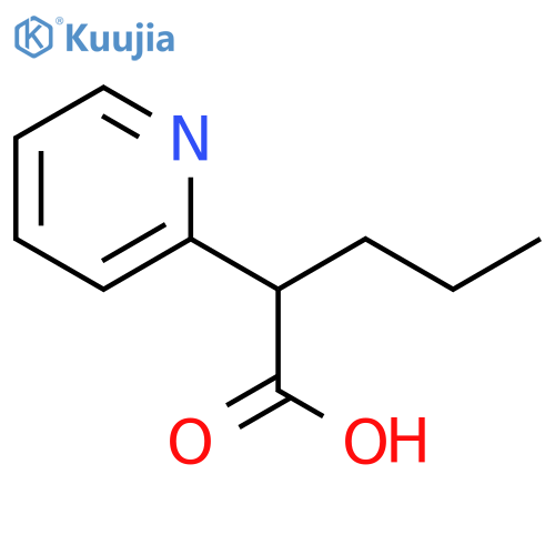 2-(pyridin-2-yl)pentanoic acid structure