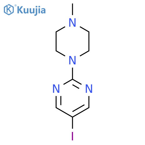 Pyrimidine, 5-iodo-2-(4-methyl-1-piperazinyl)- structure