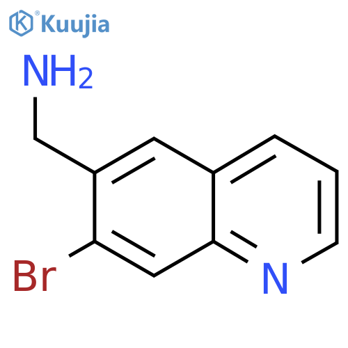 (7-Bromoquinolin-6-yl)methanamine structure