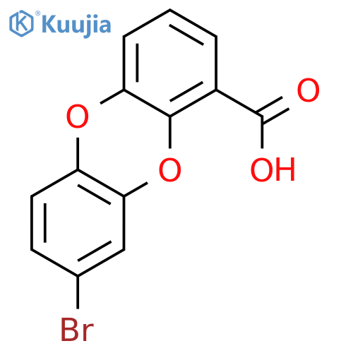Dibenzo[b,e][1,4]dioxin-1-carboxylic acid, 8-bromo- structure