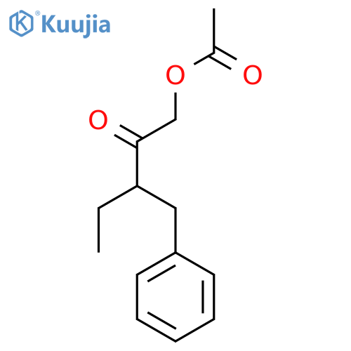2-Pentanone, 1-(acetyloxy)-3-(phenylmethyl)- structure