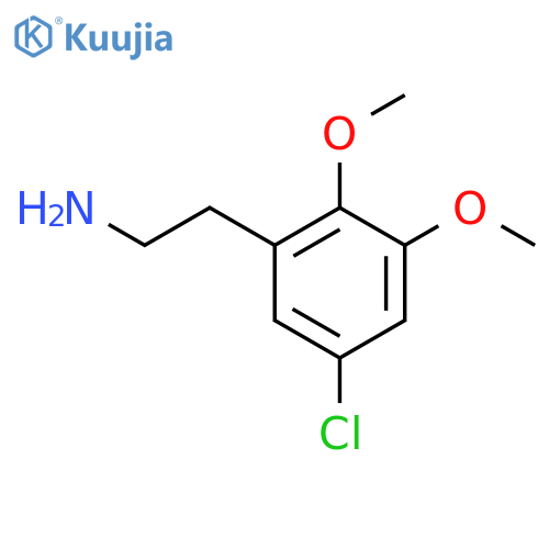 2-(5-chloro-2,3-dimethoxyphenyl)ethan-1-amine structure